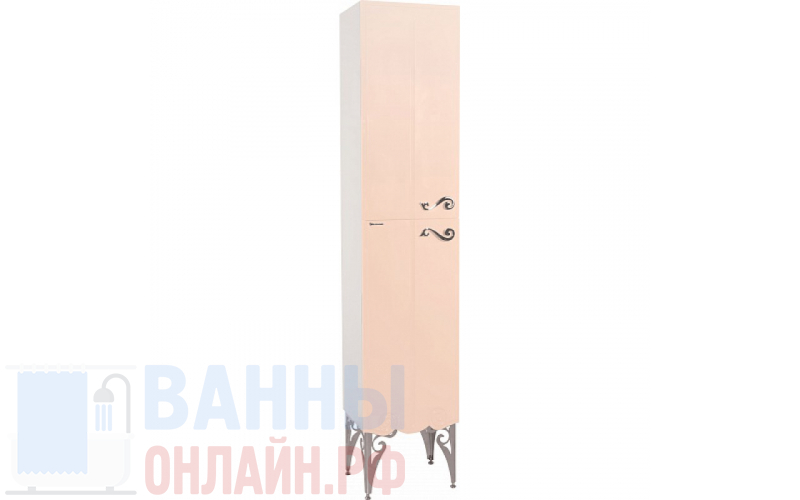 Шкаф-пенал Bellezza Эстель 40 L бежевый