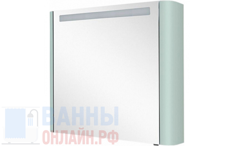 Зеркало-шкаф Am.Pm Sensation 80 L, мятный
