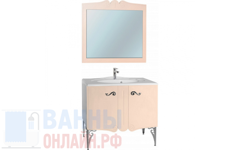 Мебель для ванной Bellezza Эстель 80 бежевая