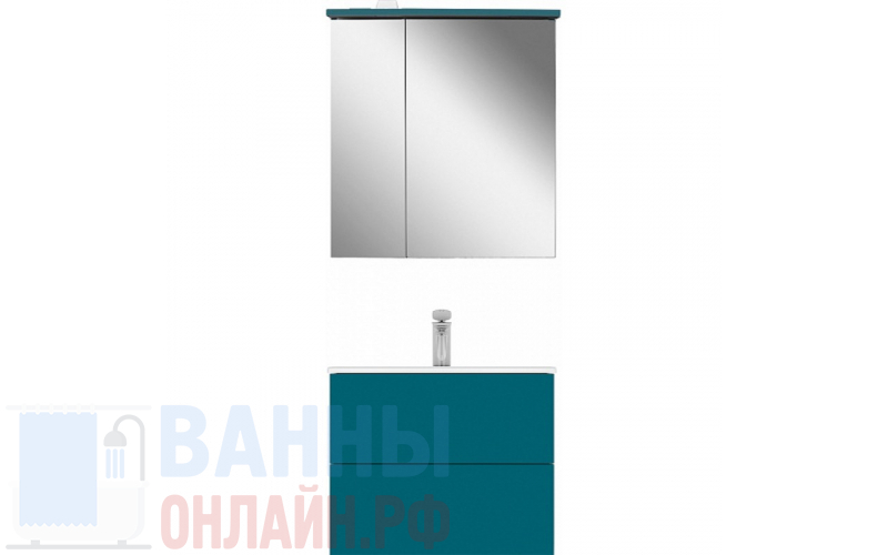 Мебель для ванной Am.Pm Spirit V2.0 60 кобальтовый глянец