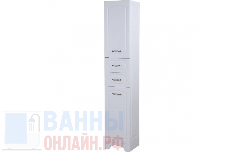 Шкаф-пенал Bellezza Камелия 35 L белый