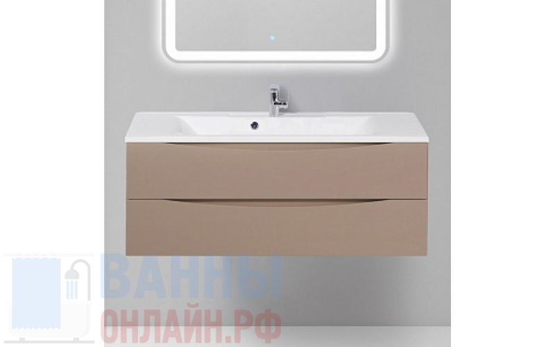 Тумба с раковиной BelBagno Marino 120 capucino lucido