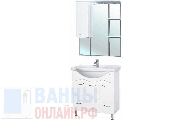 Мебель для ванной Bellezza Мари 75 белая