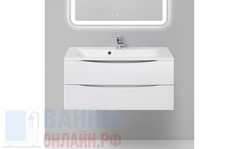Тумба с раковиной BelBagno Marino 100 bianco opaco