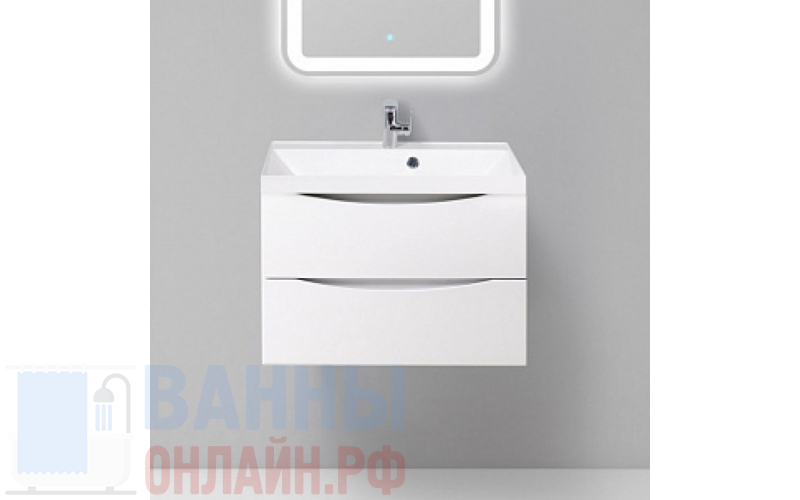 Тумба с раковиной BelBagno Marino 70 bianco lucido