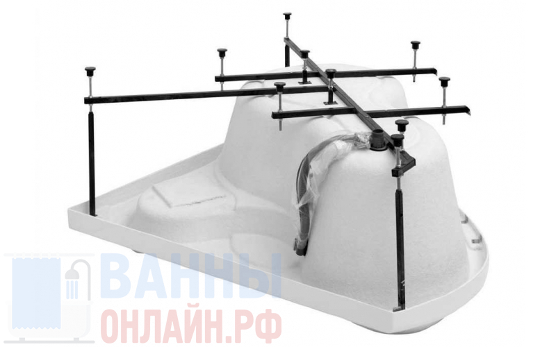 Каркас сварной для акриловой ванны Aquanet Bellona 165x165
