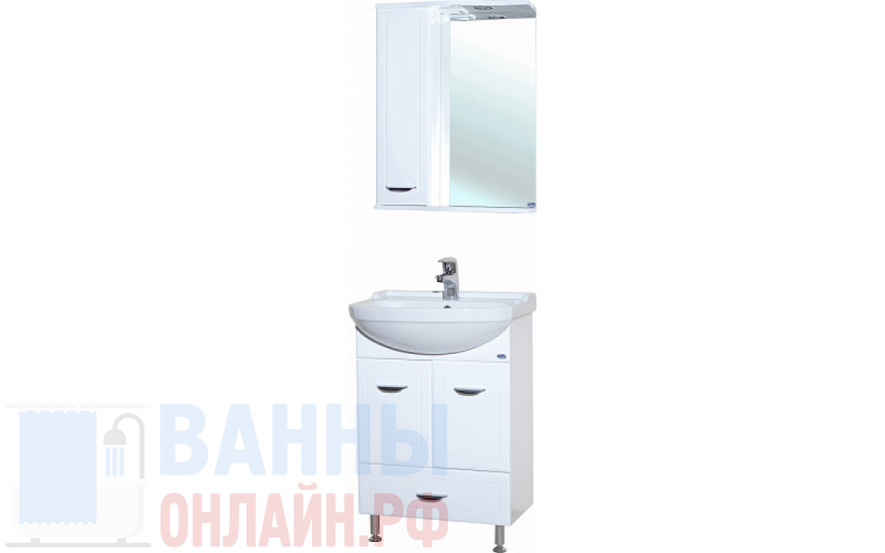 Мебель для ванной Bellezza Классик 60 с нижним ящиком