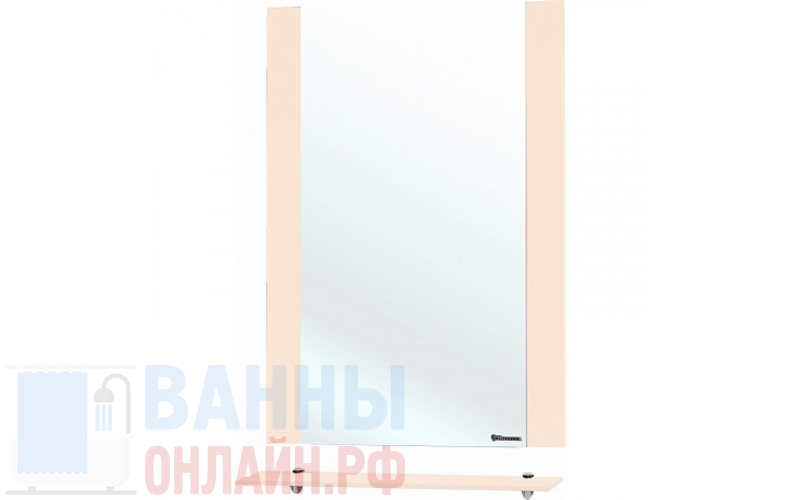 Зеркало Bellezza Рокко 70 бежевое