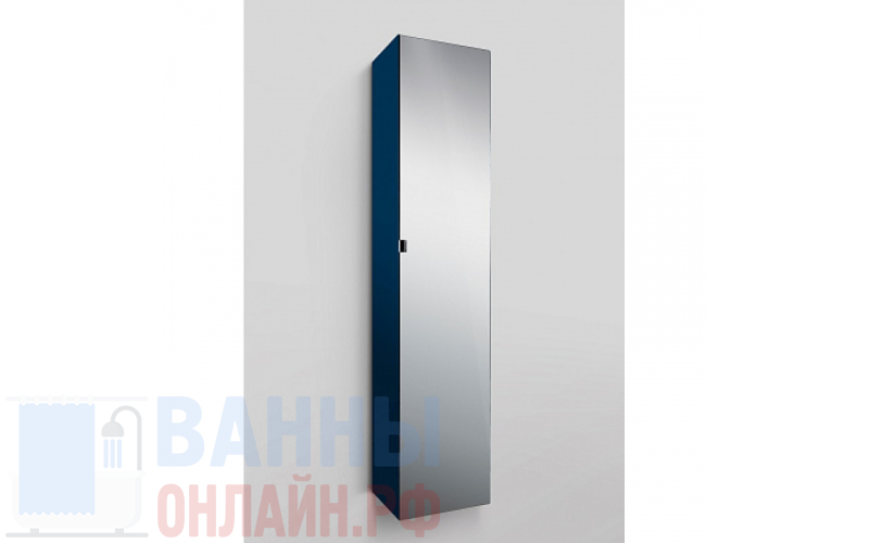 Шкаф-пенал Am.Pm Spirit V2.0 35 R подвесной, зеркало, глубокий синий