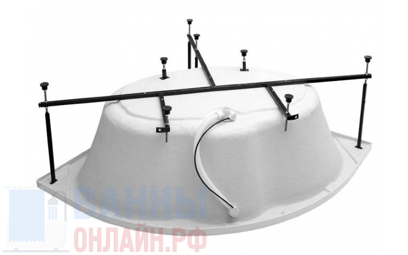 Каркас сварной для акриловой ванны Aquanet Santiago 160x160