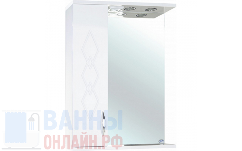 Зеркало-шкаф Bellezza Элеганс 60 L