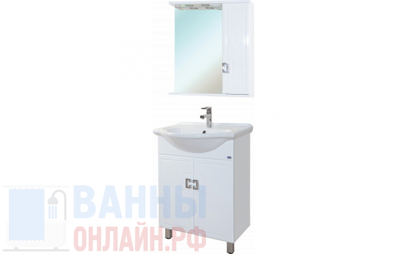 Мебель для ванной Bellezza Миа 60 прямая
