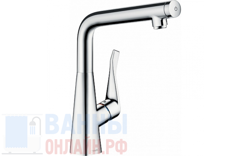 Смеситель Hansgrohe Metris Select 14883000 для кухонной мойки
