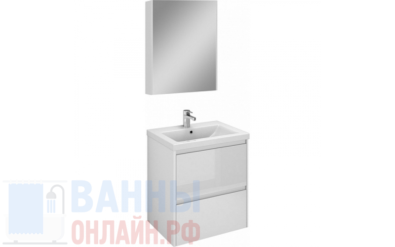 Мебель для ванной Velvex Klaufs 60.2Y белая, подвесная