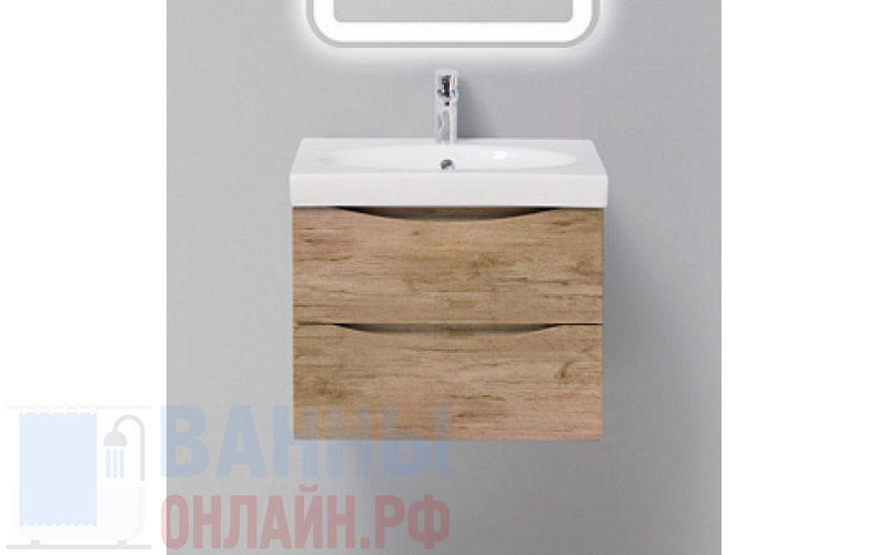 Тумба с раковиной BelBagno Fly 60 rovere nature