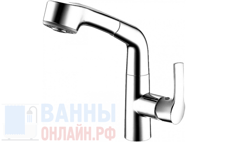 Смеситель Elghansa Kitchen 56A1767 хром, для кухонной мойки