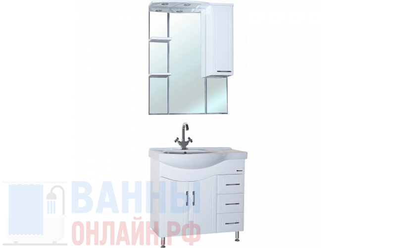 Мебель для ванной Bellezza Коралл 85 R