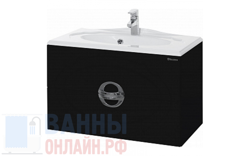 Тумба с раковиной Bellezza Флоренция 90 черная