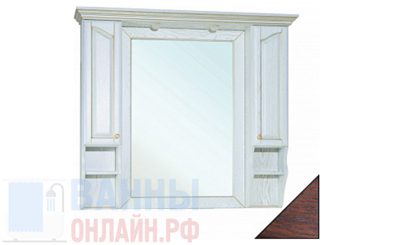 Зеркало-шкаф Bellezza Рим 120 вишня