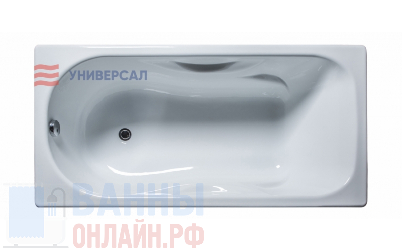 Чугунная ванна Универсал ВЧ-1500 Сибирячка 150х75