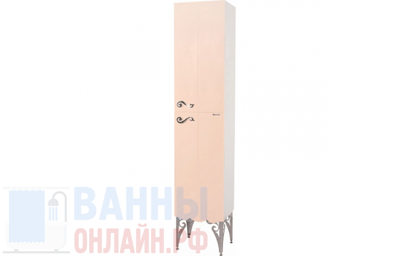 Шкаф-пенал Bellezza Эстель 40 R бежевый