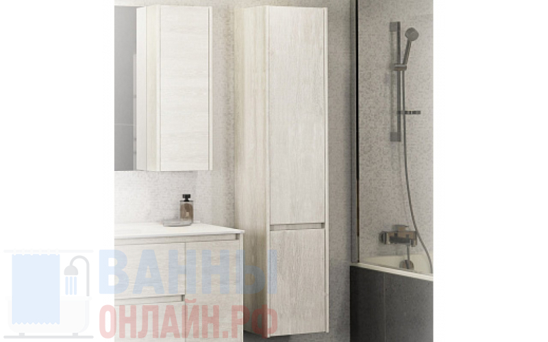 Шкаф-пенал Comforty Бремен 35 дуб белый