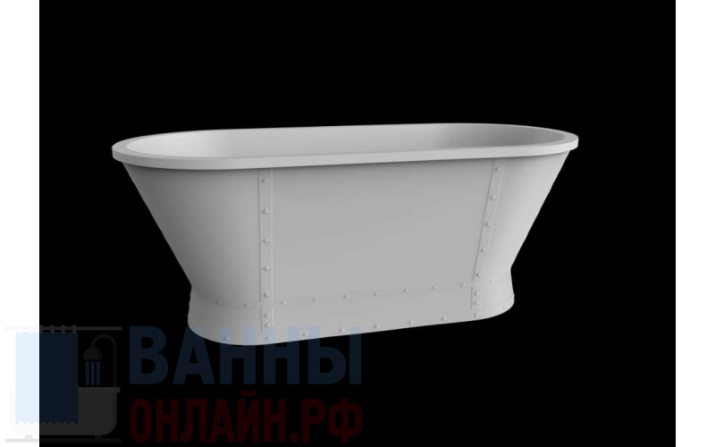 Ванна акриловая отдельностоящая,1676x780x650  BelBagno BB35 Белый глянцевый