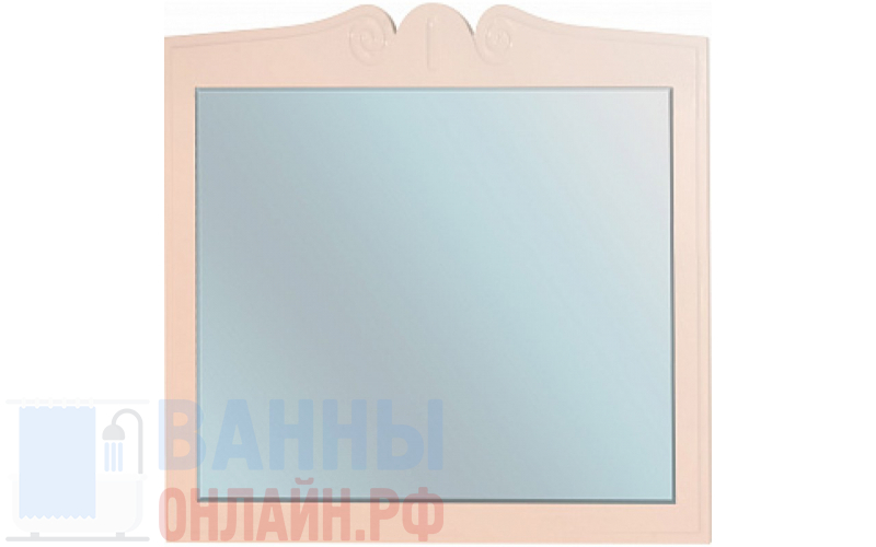 Зеркало Bellezza Эстель 80 бежевое