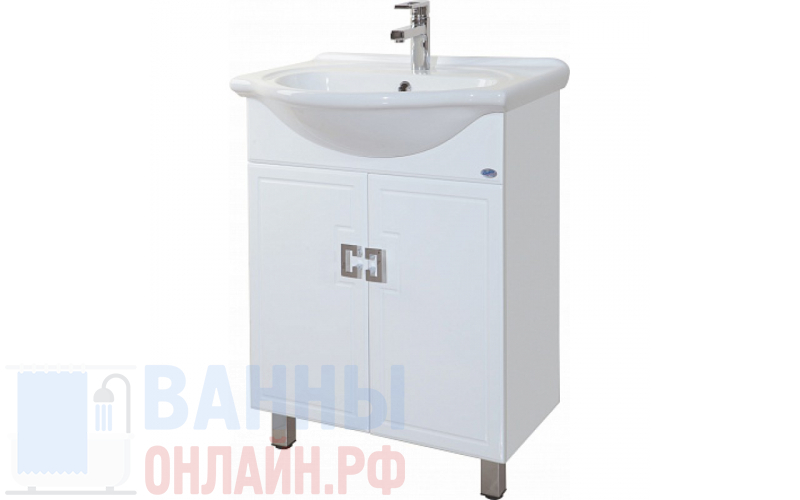 Тумба с раковиной Bellezza Миа 60 прямая