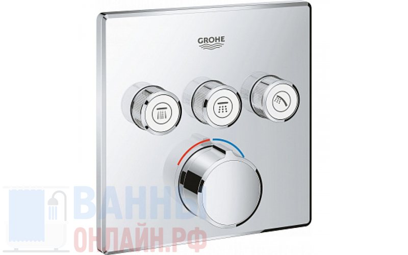 Смеситель Grohe Grohtherm SmartControl 29149000 для ванны с душем