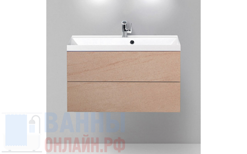 Тумба с раковиной BelBagno Regina 90 rosso basalto