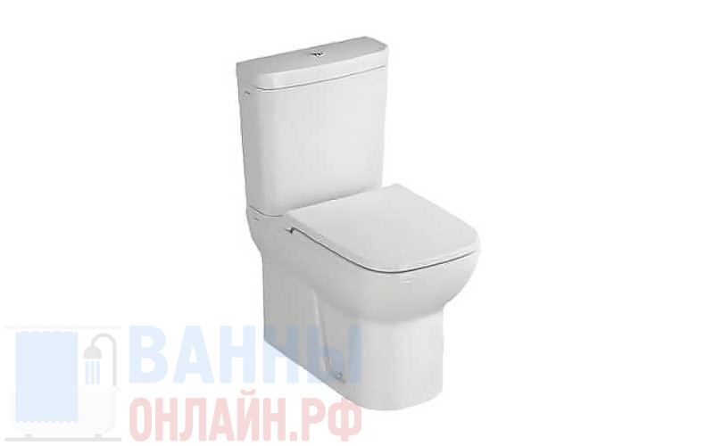 Унитаз напольный VitrA D-Light 9014B003-7207 с микролифтом пристенный