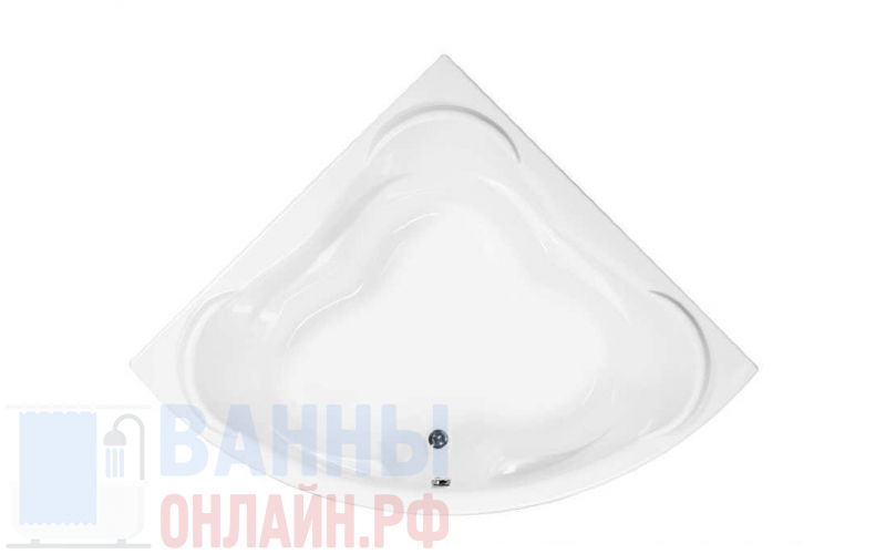 Акриловая ванна Aquanet Flores 150x150
