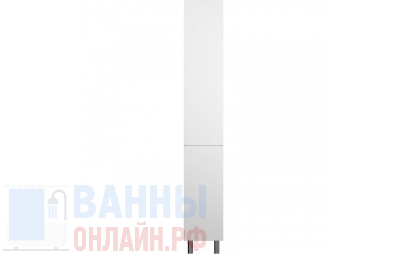Шкаф-пенал Am.Pm Gem R белый глянец, напольный