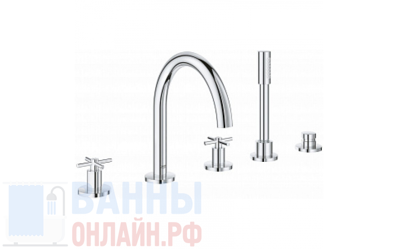 Смеситель Grohe Atrio New 19923003 на борт ванны