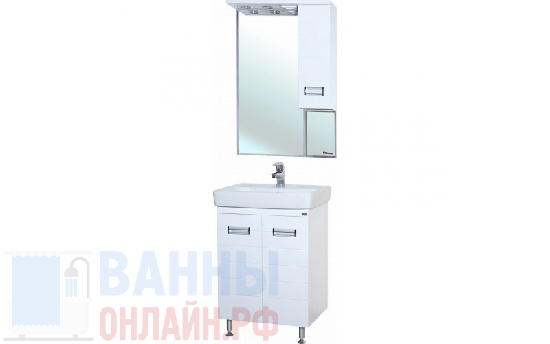 Мебель для ванной Bellezza Сиена 50 белая