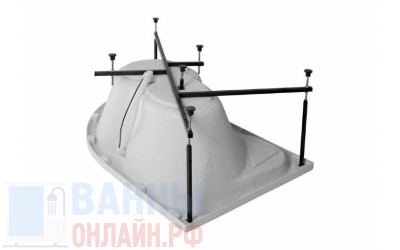 Каркас сварной для акриловой ванны Aquanet Allento 170x100 L