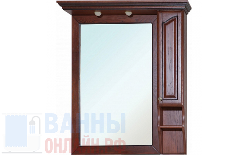 Зеркало-шкаф Bellezza Рим 100 R вишня