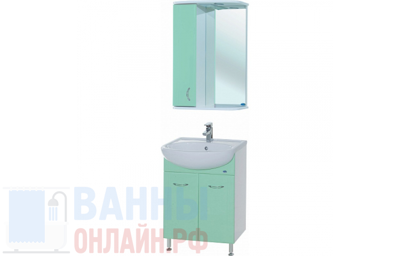 Мебель для ванной Bellezza Уют 50 салатовая