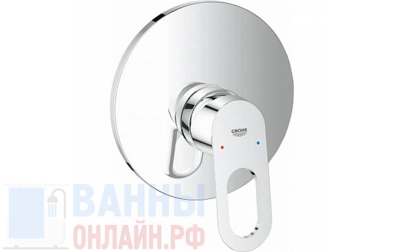 Смеситель Grohe BauLoop 29080000 С ВНУТРЕННЕЙ ЧАСТЬЮ, для душа