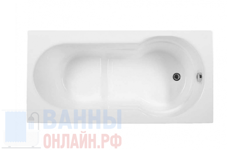 Ванна акриловая Santek - Эдера 170х110 см левосторонняя