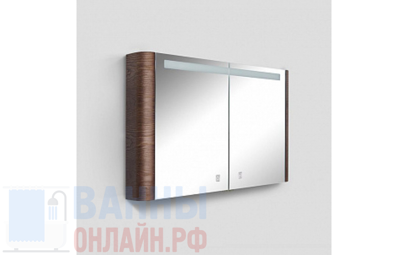 Зеркало-шкаф Am.Pm Sensation 100 табачный дуб
