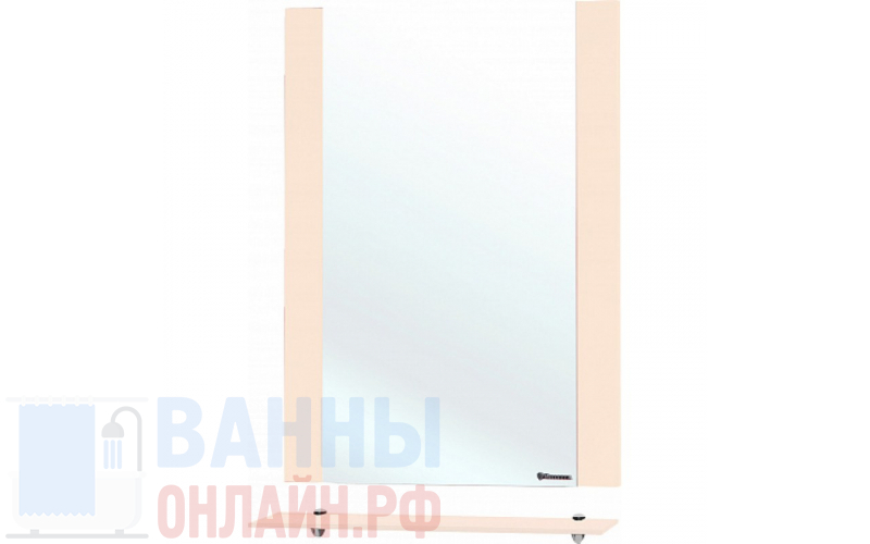 Зеркало Bellezza Рокко 80 бежевое
