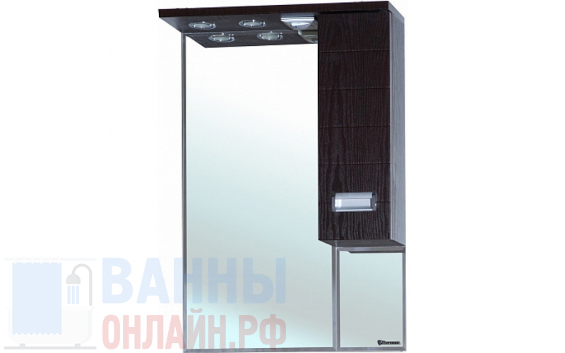 Зеркало-шкаф Bellezza Сиена 70 R венге