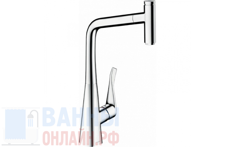 Смеситель Hansgrohe Metris Select 14884000 для кухонной мойки