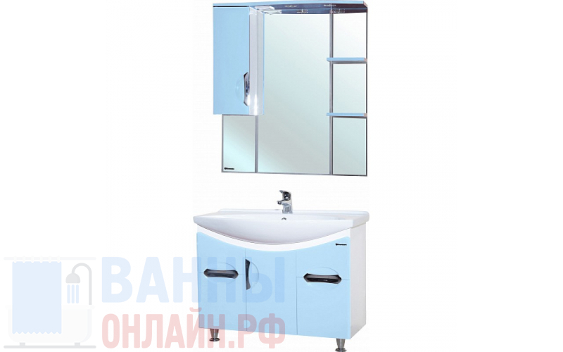 Мебель для ванной Bellezza Лагуна 85 голубая