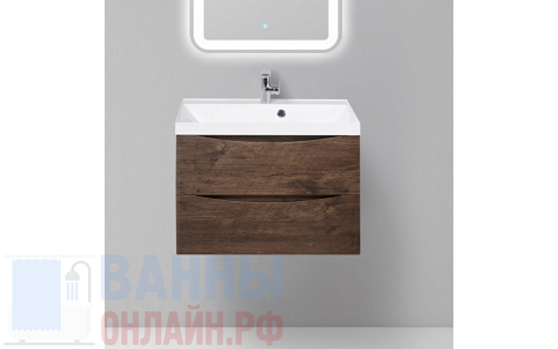 Тумба с раковиной BelBagno Marino 70 rovere moro
