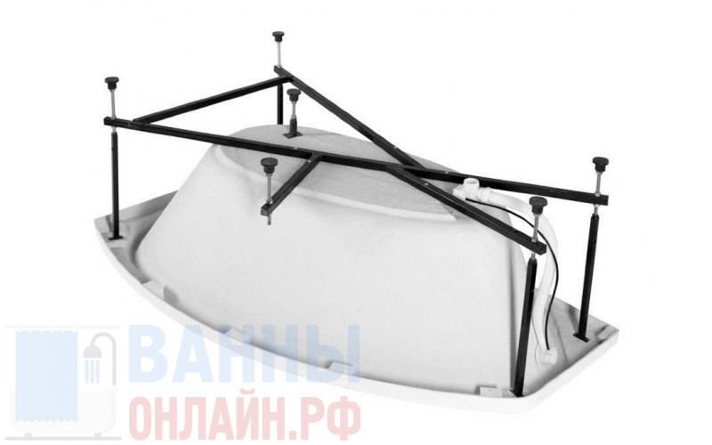 Каркас сварной для акриловой ванны Aquanet Sofia 170x100 R