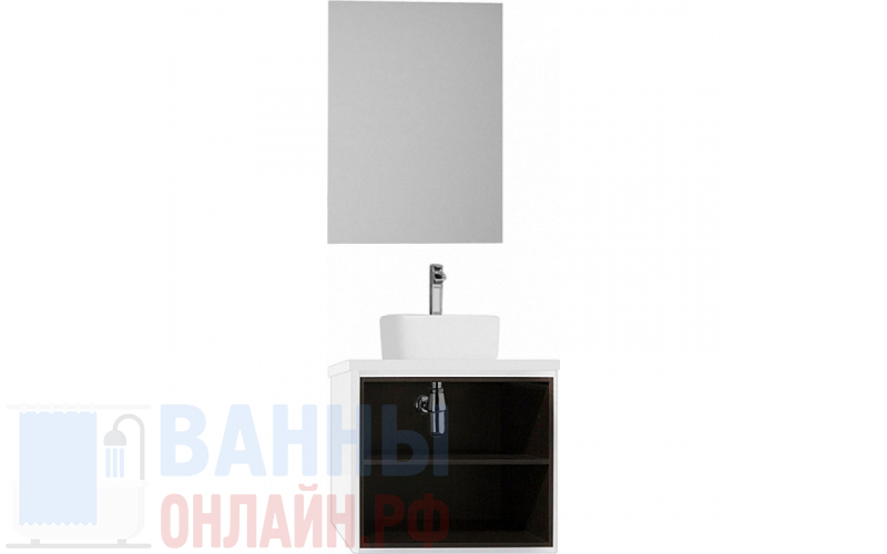 Мебель для ванной Акватон Брук 60 открытая, дуб феррара