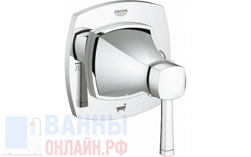 Вентиль Переключатель потоков Grohe Grandera 19942000 на три потребителя